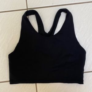 Long black lululemon bra